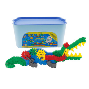 Morphun摩尔纷儿童积木大颗粒拼装 益智玩具拼插鳄鱼鲨鱼节日礼物