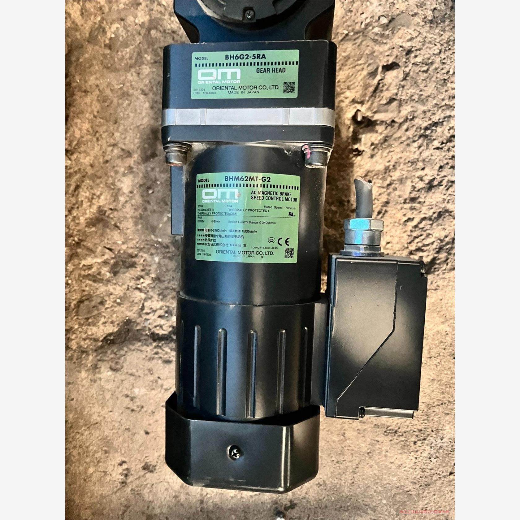 拆机原装正品东方马达减速机bhm62mt-g2议价商品