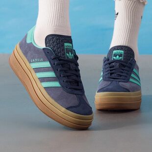 Adidas三叶草女鞋厚底休闲鞋25新款运动T头鞋板鞋德训鞋JQ6437