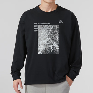 Nike耐克黑色打底衫ACG户外运动T恤宽松薄款长袖棉休闲上衣FN7319