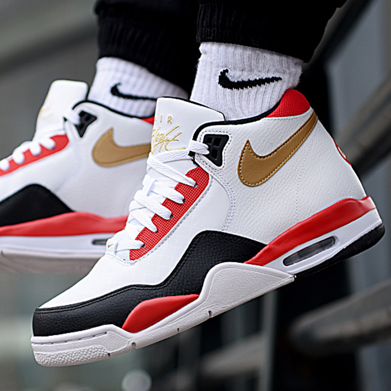 nike耐克篮球鞋男鞋2022春季新款aj4实战战靴气垫鞋运动鞋dd8493