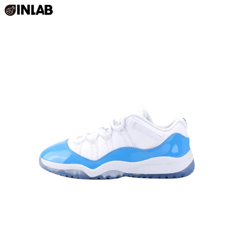 JORDAN 11AJ11 北卡蓝 中小童低帮篮球鞋505835-106 YT
