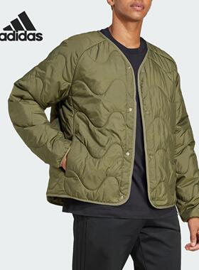 Adidas阿迪达斯2025秋冬新款男士保暖运动休闲棉服JD1095
