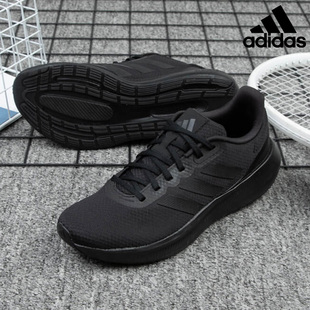 阿迪达斯男鞋正品官方旗舰新款夏季透气黑武士运动鞋男款跑步鞋男