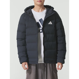 阿迪达斯男装2025冬新款运动服潮流时尚保暖休闲羽绒服外套KH3993