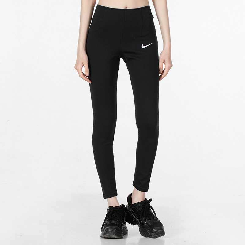 nike耐克女裤2022新款运动裤瑜伽训练健身裤紧身裤长裤dd5643-010