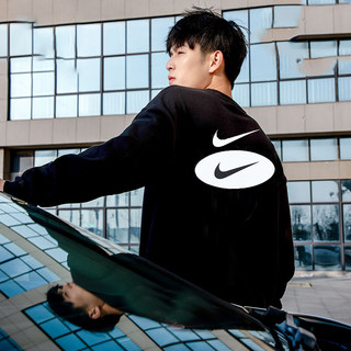 NIKE耐克篮球训练长袖T恤男冬季新款套头衫运动服休闲卫衣DM6367