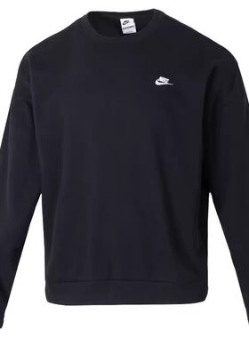 NIKE耐克男子AS NK CLUB FT OVERSIZED CREW运动套头衫HJ1820-010