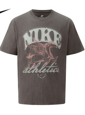 Nike耐克短袖男夏季飞马印花宽松透气圆领半袖运动T恤IH5070-289