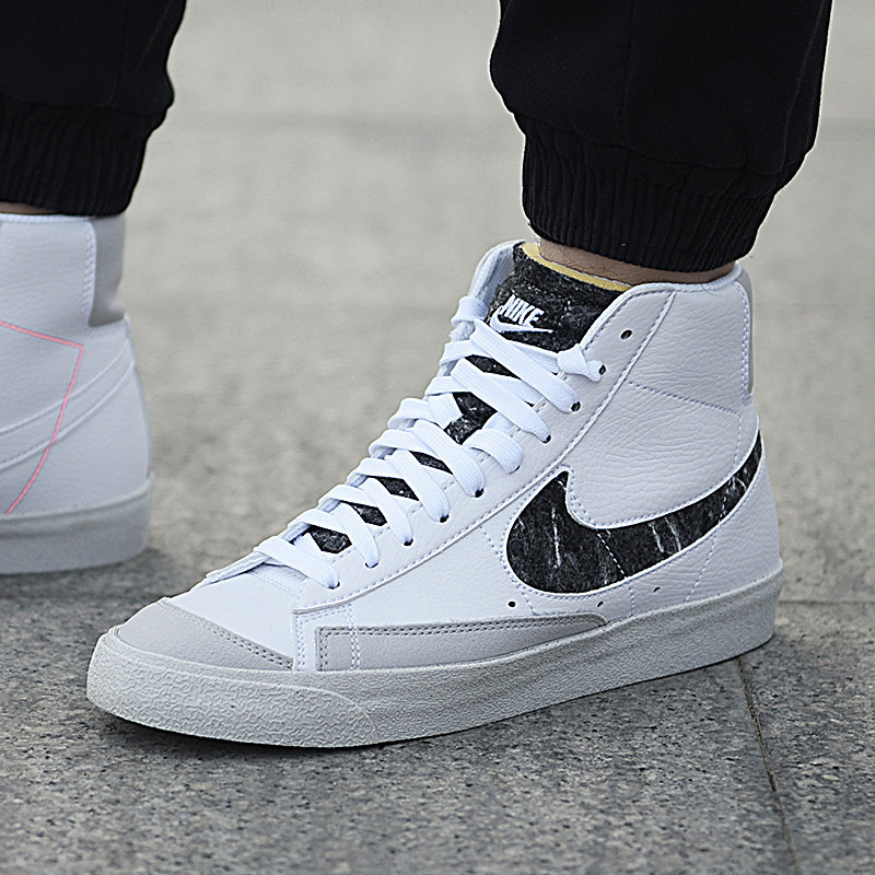 高帮板鞋男nike耐克男鞋2022春新款轻便小白鞋运动鞋开拓者休闲鞋