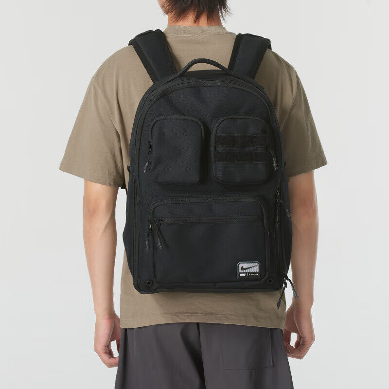 Nike耐克正品多口袋运动包户外登山背包男女训练双肩包新款休闲包