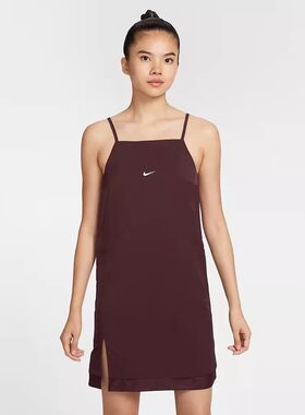 耐克女子AS W NSW WVN CAMI运动休闲梭织吊带连衣裙IH3909-652