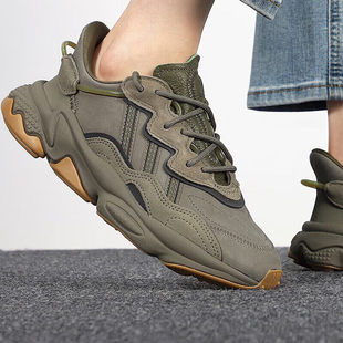Adidas三叶草男女鞋25新款OZWEEGO经典复古老爹鞋休闲鞋EE6461