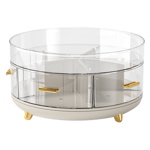 厨房调料置物架一体多格旋转调味品收纳架台面家用油盐酱醋调料盒