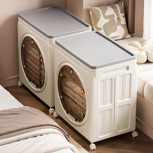 大容量收纳箱家用客厅儿童玩具零食储物箱收纳杂物分层折叠储物柜