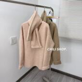 11.09 韩系减龄加厚圈圈100全羊毛针织毛衣 英英Chili 围巾款