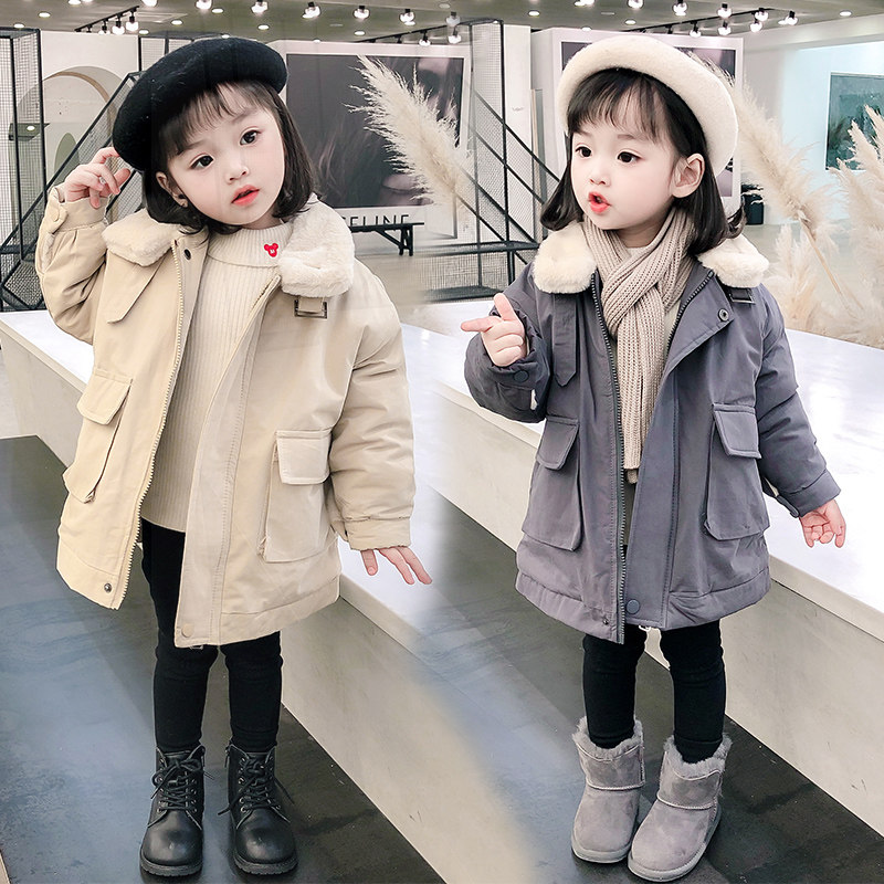 女童加绒派克服儿童洋气棉服2021新款韩版女宝宝棉衣小童秋冬外套|msdalam kategori Kanak-kanak/Bayi/Keluarga dipasang, kot/jaket/overcoat, jaket biasa - dari Buy2taobao.com untuk memberikan perkhidmatan ejen Taobao profesional membeli