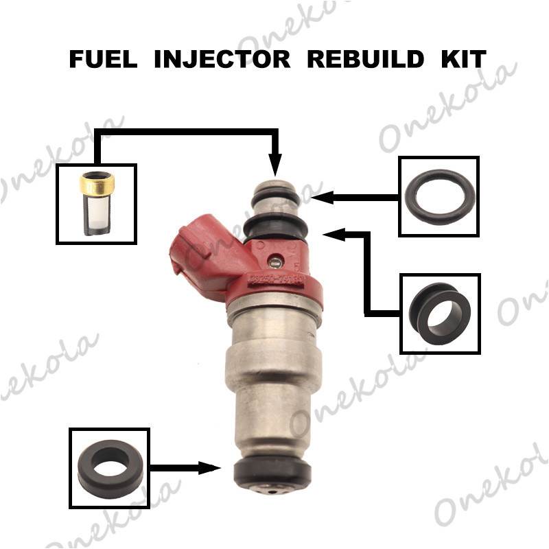 喷油嘴修理包密封圈滤网 适用丰田霸道RZJ95 3RZ 23209-74130