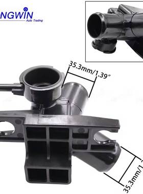 适用于现代带散热器盖的恒温器外壳冷却剂加注颈组件25327-AA000