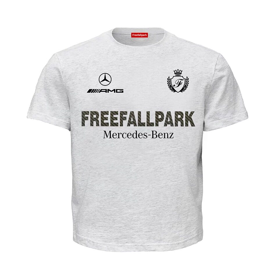 free fall park F1奔驰AMG印花短袖Boxy版型 康丽数码 凉感防晒