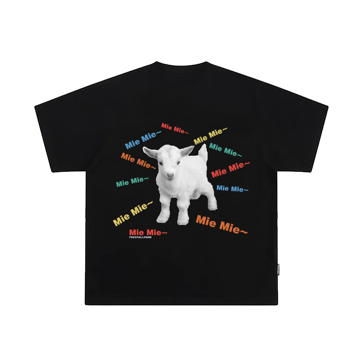 Freefallpark 小羊 进口数码直喷260G新疆长绒棉/索罗娜圆领短袖