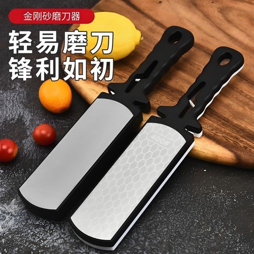 金刚砂双面磨刀石厨师开刃神器