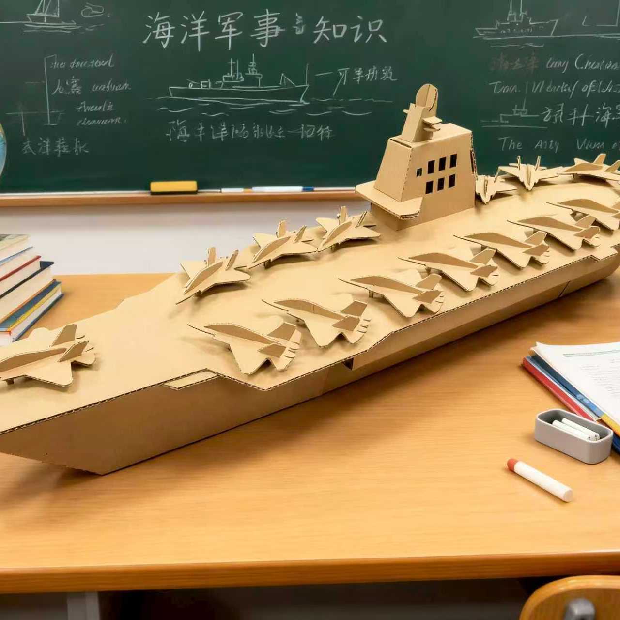 福建号航空母舰1米长模型