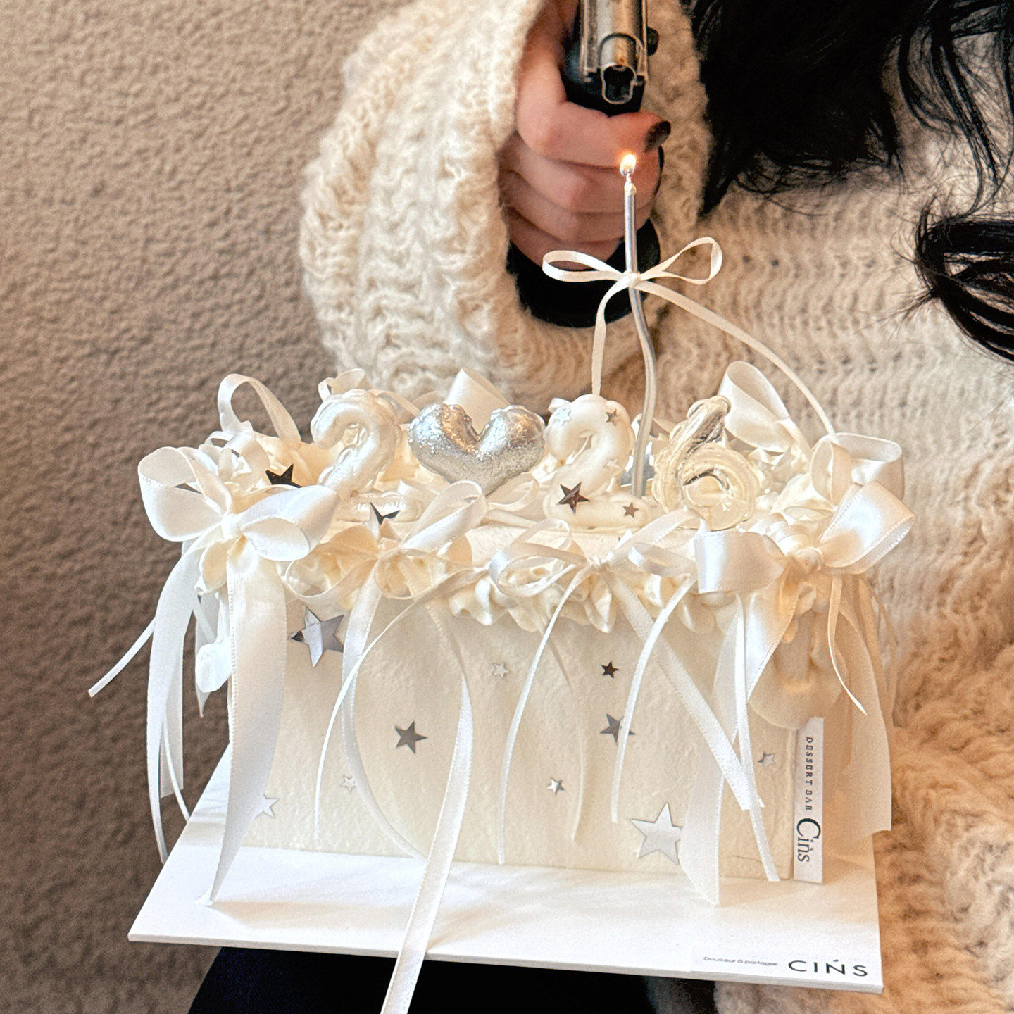 2026新年蛋糕装饰摆件褶皱数字模具烘焙工具丝带螺旋蜡烛跨年配件