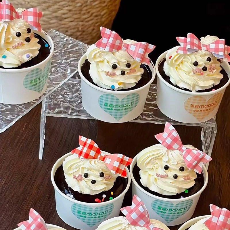 网红六一儿童节小狗巧巧杯粉色蝴蝶结蛋糕装饰帽子插件蛋糕打包盒,节庆用品/礼品,节日装扮用品,淘宝优惠券,粉丝福利购,淘宝优惠卷