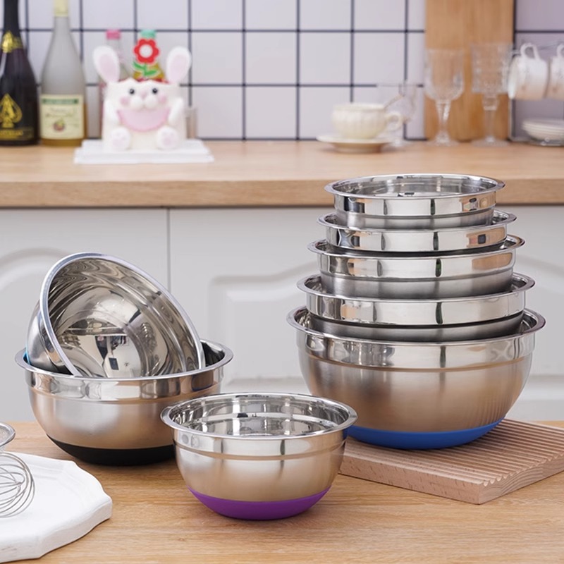 烘焙工具不銹鋼防滑打蛋盆