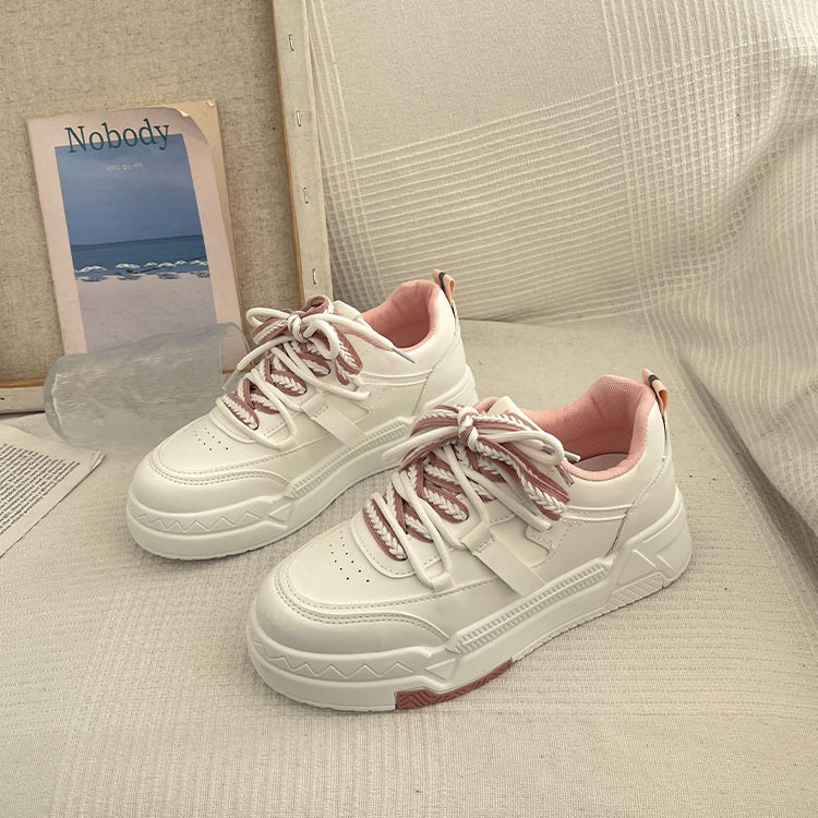 2026皮面小白鞋情侣板鞋女年秋冬新款学生增高百搭休闲平底板鞋女,女鞋,休闲板鞋,淘宝优惠券,粉丝福利购,淘宝优惠卷