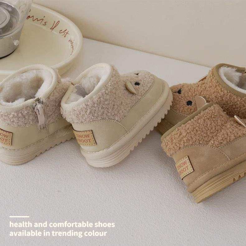 2026婴童雪地靴冬季男女童加绒加厚棉鞋宝宝可爱动物保暖毛毛靴雪,女鞋,时尚雪地靴,淘宝优惠券,粉丝福利购,淘宝优惠卷