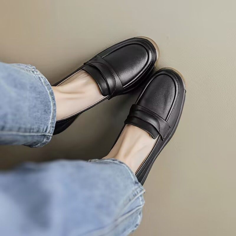 2026软底妈妈鞋年春秋新款厚底乐福鞋女平底轻便单鞋坡跟女鞋包头,女鞋,深口单鞋,淘宝优惠券,粉丝福利购,淘宝优惠卷