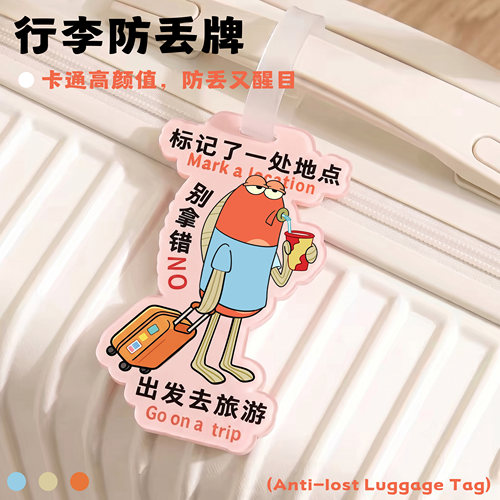 高级感防丢显眼行李牌