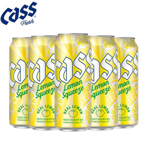 韩国凯狮柠檬啤酒500ml*5罐
