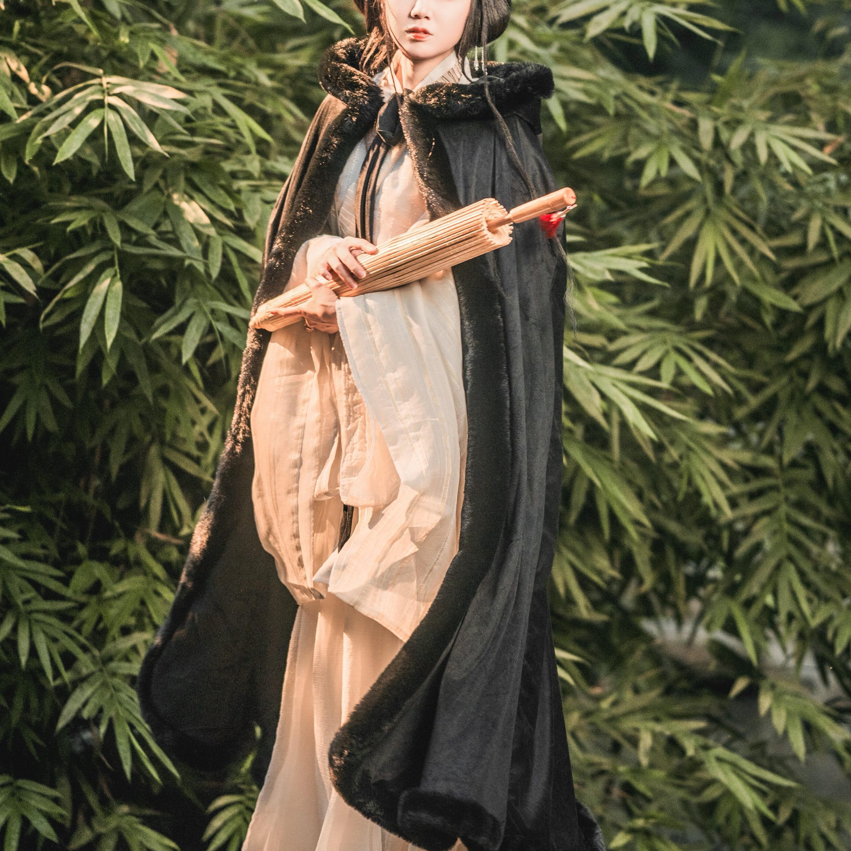 披风连帽女款斗篷外搭古装