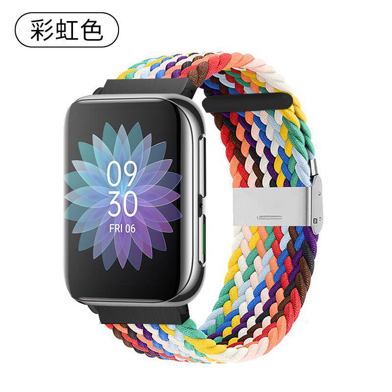 适用荣耀手表X5i表带尼龙编织卡扣表带honor替换手腕带运动荣耀X5