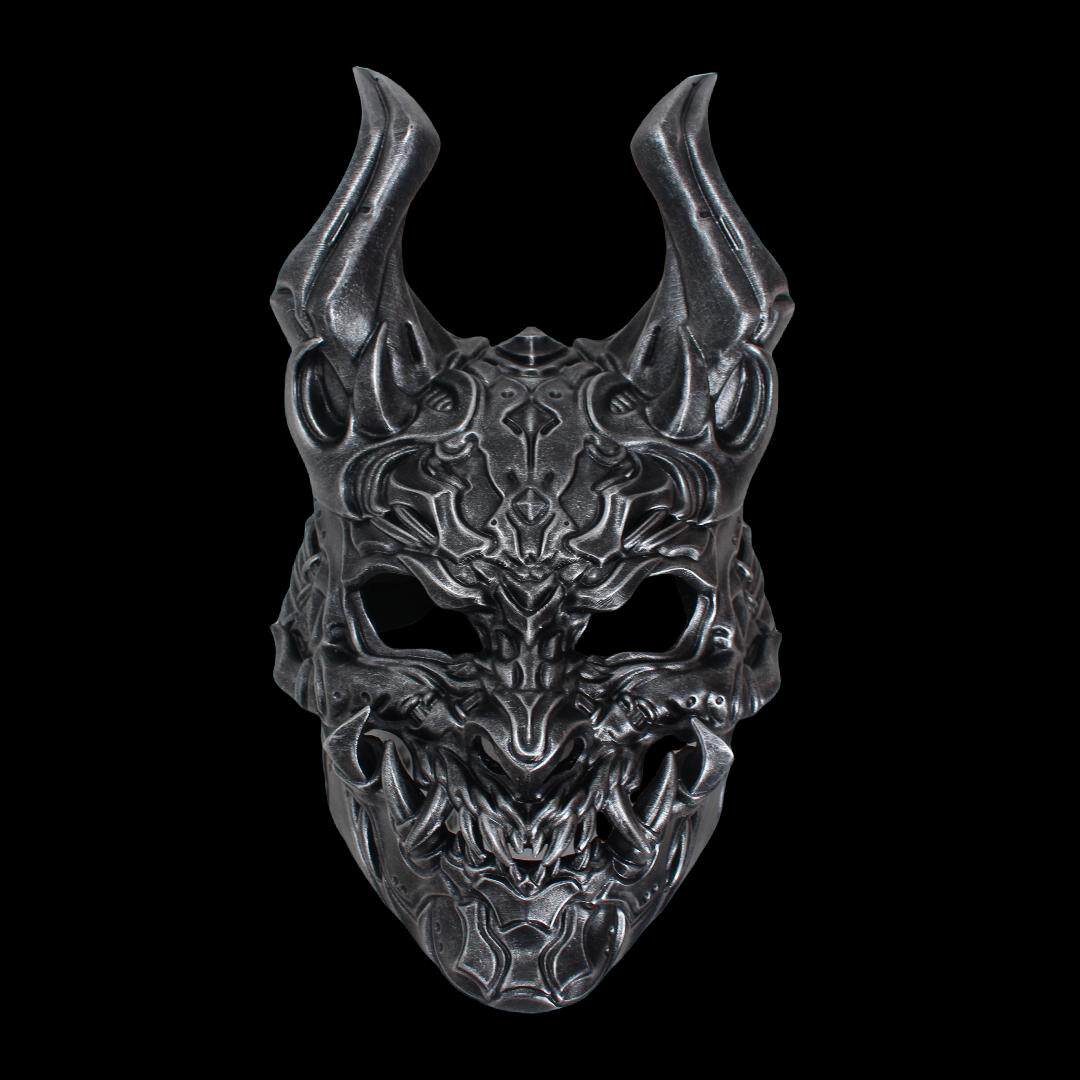 万圣节圣诞节鬼节装饰恶魔般若派对cosplay手工制作树脂工艺面具