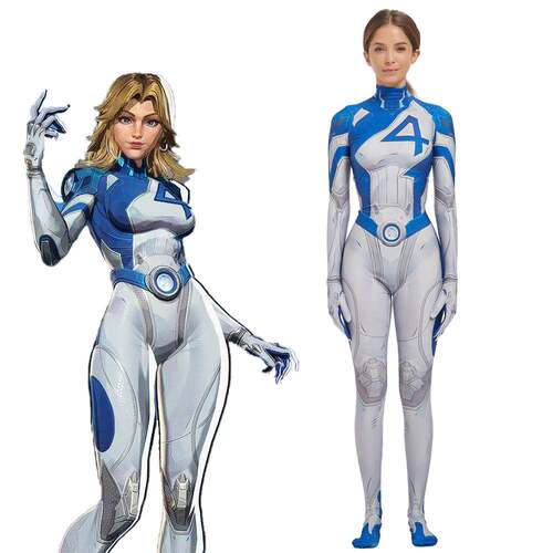 Marvel Rivals漫威争锋 隐形女紧身衣cos susan storm动漫连体衣
