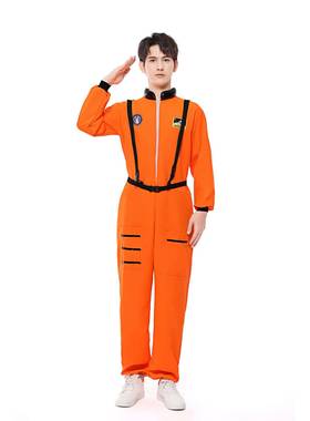 流浪地球飞行员cosplay宇航员橙色连体太空服成人款舞台演出服装