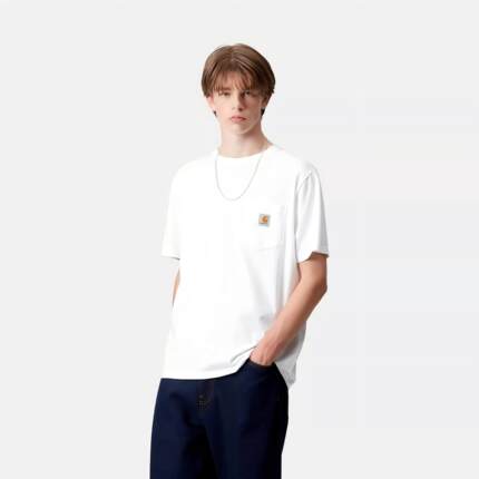 carhartt wip卡哈特夏季纯色短袖口袋纯棉经典logot恤 I030434