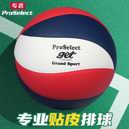 ProSelect专选排球专业贴皮标准学生中考考试专用排球训练硬排5号