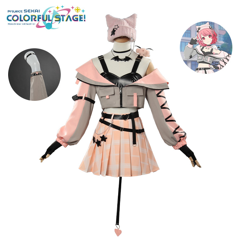 pjsk韩服台服小恶魔通用 晓山瑞希桃井爱莉桐谷遥花里实乃里cos服