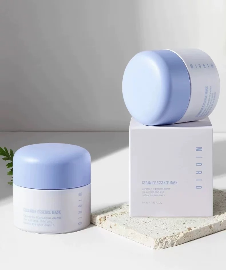 2瓶临期韩国miorio米澳拉神经酰胺精华睡眠涂抹面膜保湿修护50ml