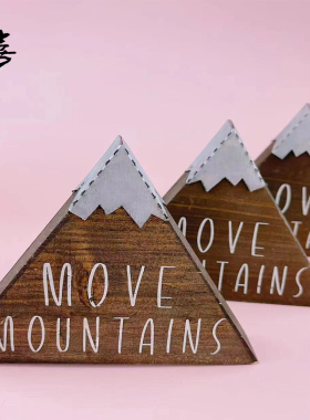 木制装饰摆件园艺花园