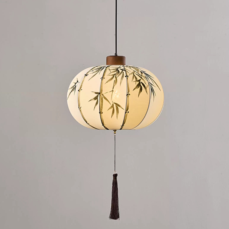 宋式美学灯笼吊灯新中式复古书房卧室餐厅过道走廊玄关氛围感灯具