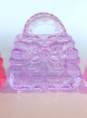 元哆咪创意礼品公主包水晶石摆件适配甜蜜宝贝机台装饰