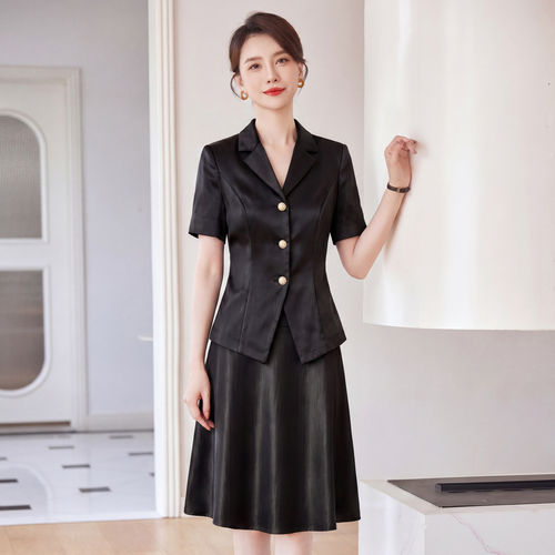 2026年职业装西装套装女夏季轻奢感气质时尚西服正装工作服工装裙