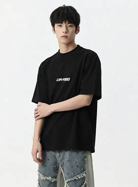 ATCG GCOT潮牌美式字母印花短袖T恤男女情侣重磅夏季高街vibe上衣