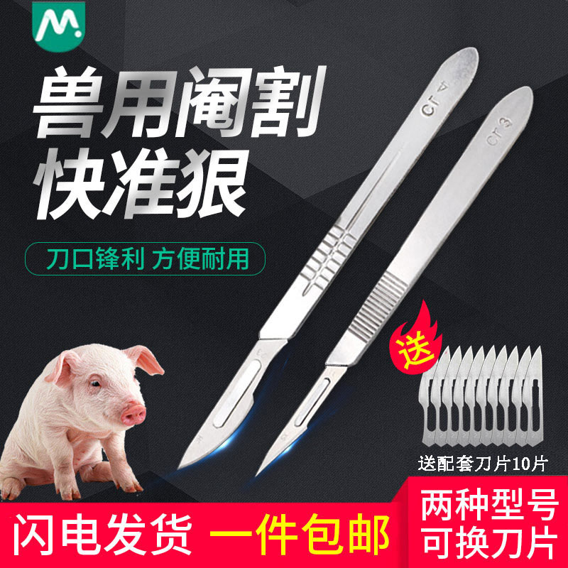 兽用仔猪阉割养殖工具阉猪刀